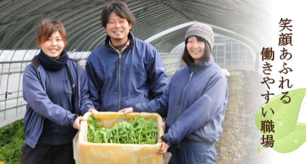 お客様に安全な野菜と幸せを提供する 細谷元成