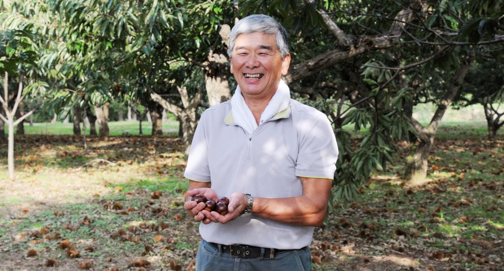 下飯沼栗生産販売組合　組合長 田口 一彦