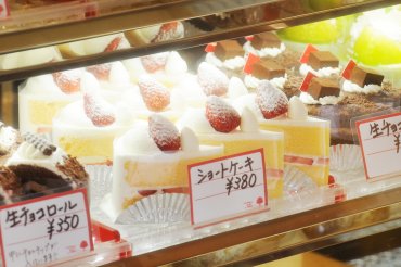 定番人気のショートケーキ