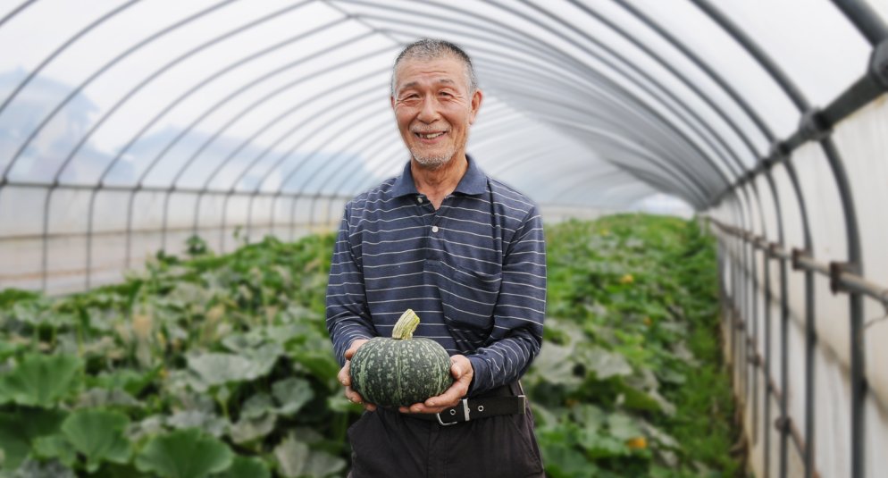 那珂かぼちゃ生産者小川清さん