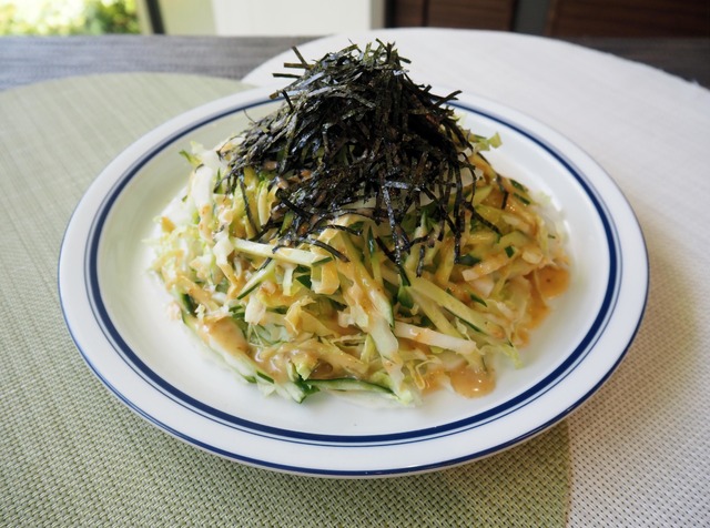 ごま油香る白菜ときゅうりの＃いばらきごまサラダ