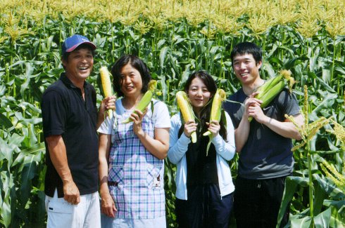 野菜工房木村さん一家（坂東市）