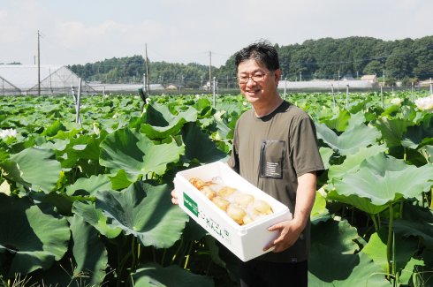 JA新ひたち野 蓮根部会玉里支部　西村哲也さん（小美玉市）