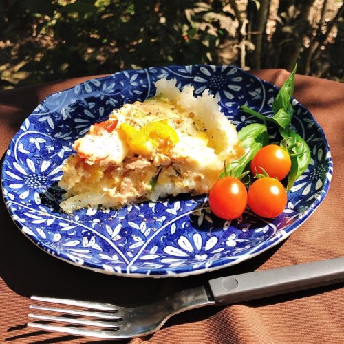 炊飯器deご飯キッシュ