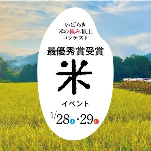 【1月28日(土)・29日(日)開催】 いばらき米の極み頂上コンテスト 最優秀賞受賞米イベント