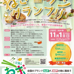 【11月１日まで】ねぎ料理レシピコンテスト「ねぎワングランプリ」を開催します！