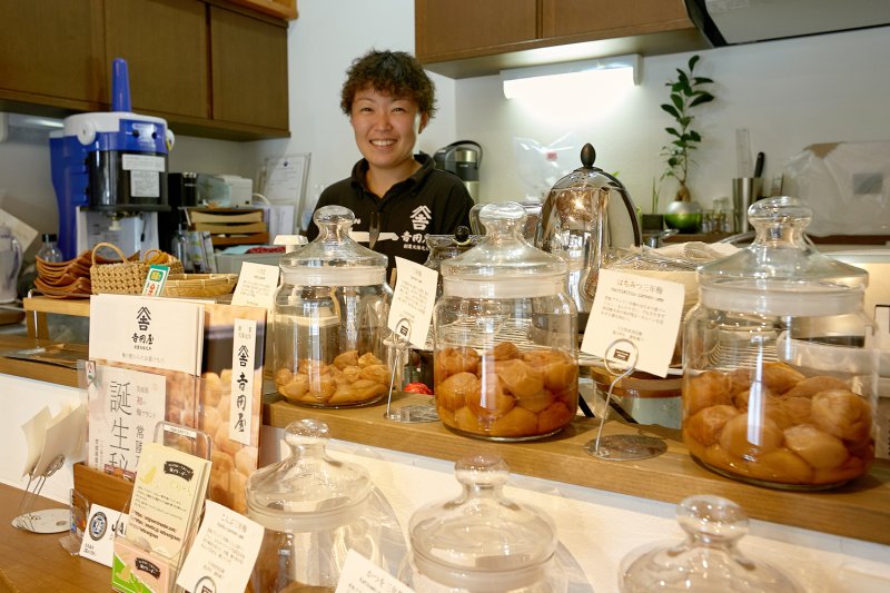 日本初の 梅カフェ といばらき梨のコラボ の巻 取材班が行く食いしん坊の旅 茨城をたべよう 取材班が行く食いしん坊の旅 茨城をたべよう 食と農のポータルサイト