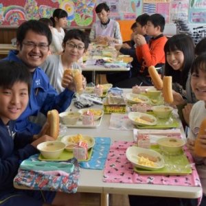 坂東地域産の小麦「ゆめかおり」でつくったパンが境町の学校給食で提供されました