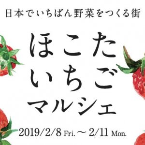 ほこたいちごマルシェ開催！